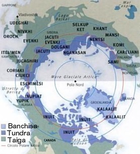 Mappa popoli artico